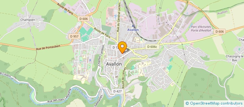 localisation de l'entreprise AVALLANGUES à AVALLON