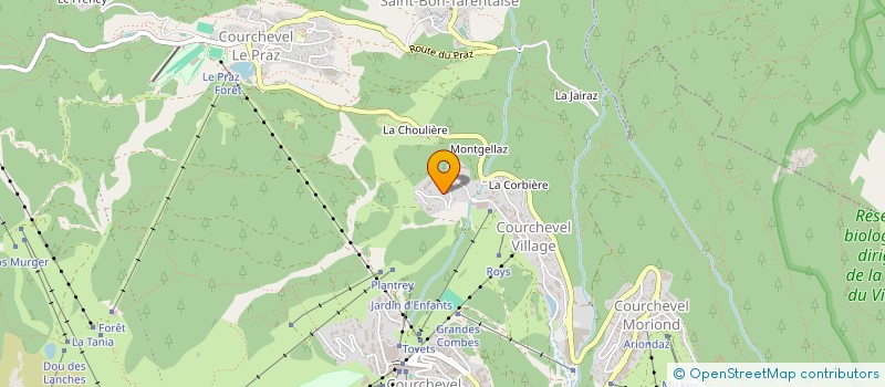 localisation de l'entreprise AVALLET/BRUN à COURCHEVEL