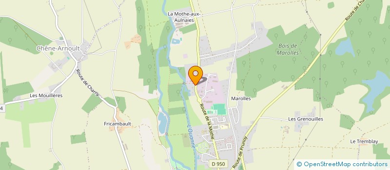 localisation de l'entreprise AVALLON à CHARNY OREE DE PUISAYE