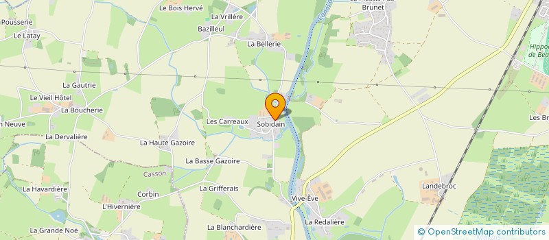 localisation de l'entreprise AVALLON  NORT-SUR-ERDRE