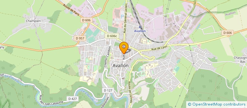 localisation de l'entreprise AVALLON MEDICAL PROTHESE à AVALLON
