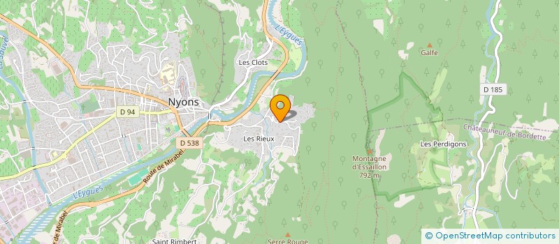 localisation de l'entreprise AVALLONE IMMOBILIARE  NYONS