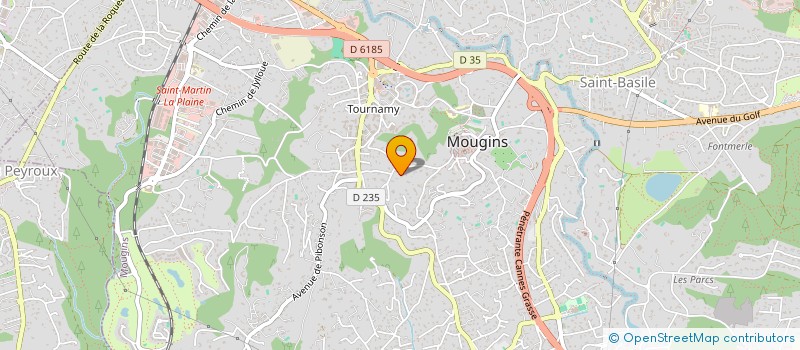 localisation de l'entreprise AVALON à MOUGINS