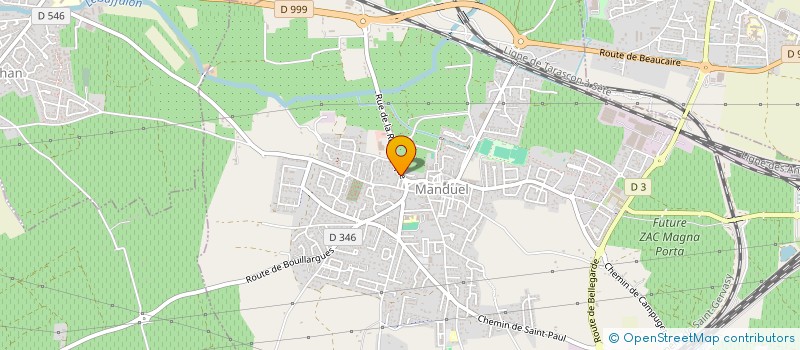 localisation de l'entreprise AVALON  MANDUEL