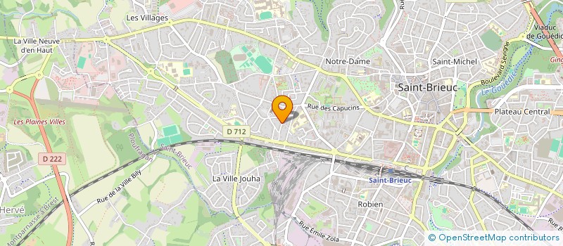 localisation de l'entreprise AVALON à SAINT-BRIEUC