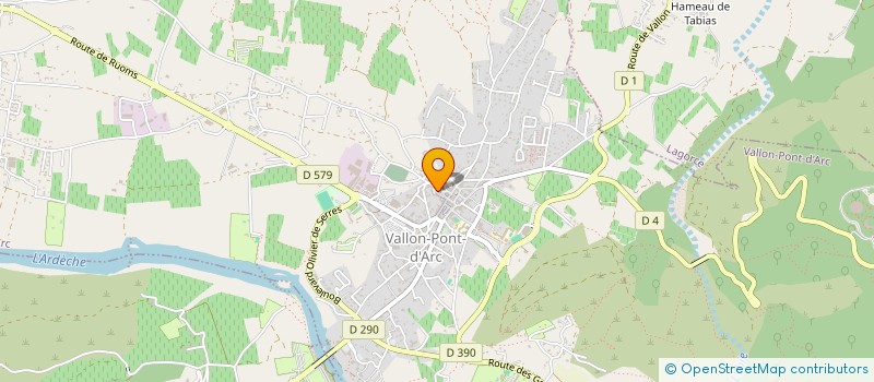 localisation de l'entreprise AVALON VIVARAIS à VALLON-PONT-D'ARC