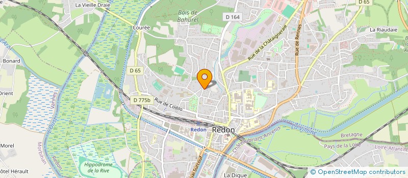 localisation de l'entreprise AVALONE  REDON