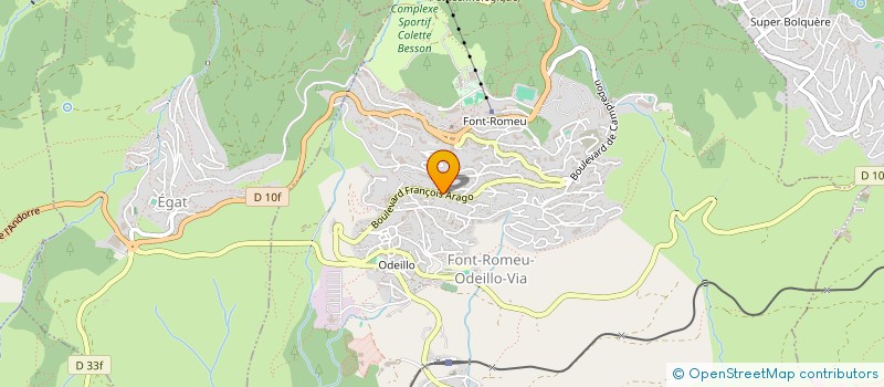 localisation de l'entreprise AVALOUNGE  FONT-ROMEU-ODEILLO-VIA