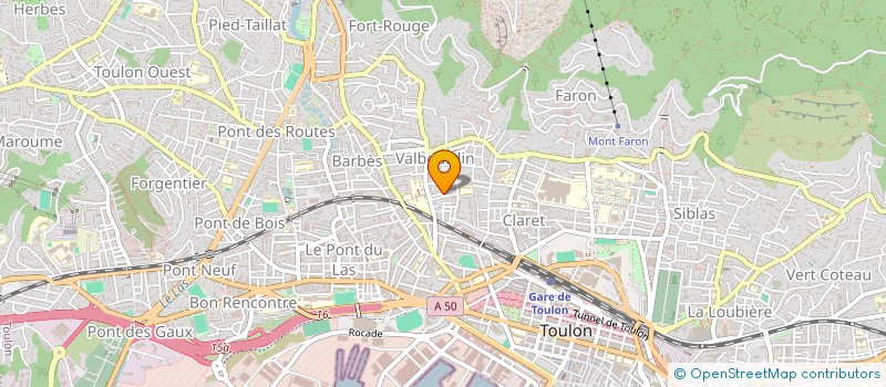 localisation de l'entreprise AVAM 83 à TOULON