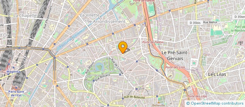 localisation de l'entreprise AVAMED à AUBERVILLIERS