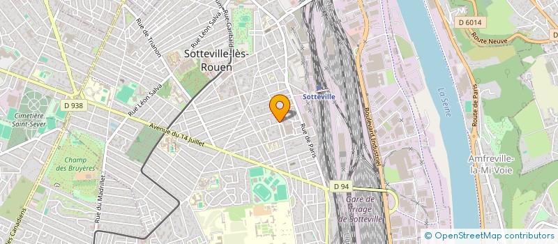 localisation de l'entreprise AVAMO DISTRIBUTION à SOTTEVILLE-LES-ROUEN