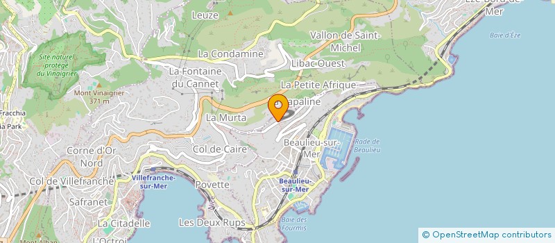 localisation de l'entreprise AVAMONDE à BEAULIEU-SUR-MER