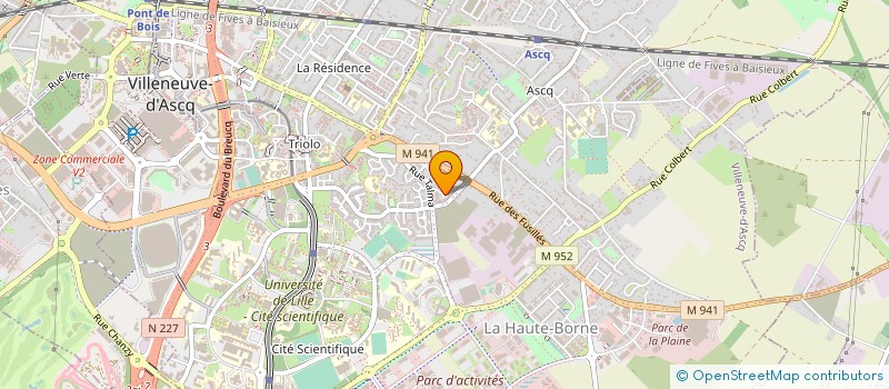 localisation de l'entreprise AVAN à VILLENEUVE-D'ASCQ