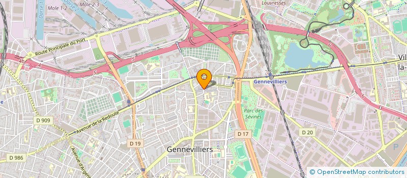 localisation de l'entreprise AVANAH à GENNEVILLIERS