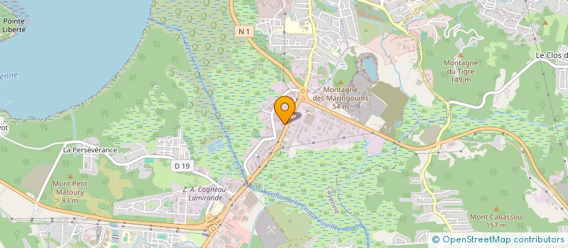 localisation de l'entreprise AVANCE  CAYENNE