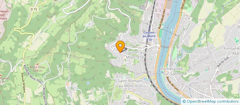 localisation de l'entreprise AVANCE  COUZON-AU-MONT-D'OR