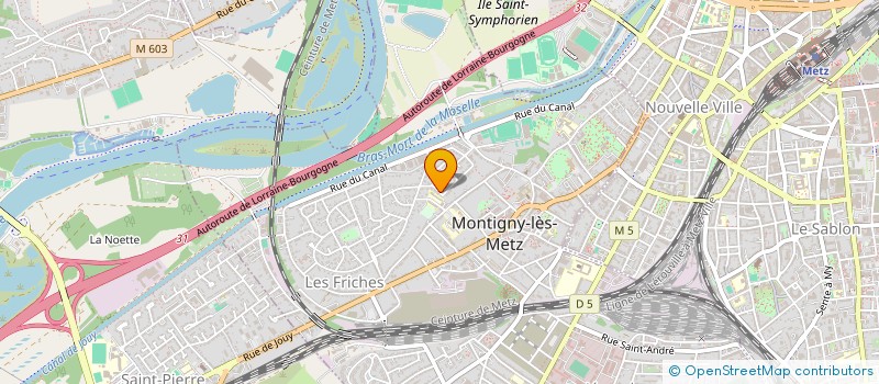 localisation de l'entreprise AVANCE à MONTIGNY-LES-METZ