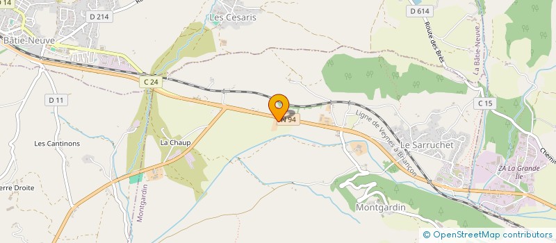 localisation de l'entreprise AVANCE ASSAINISSEMENT à MONTGARDIN
