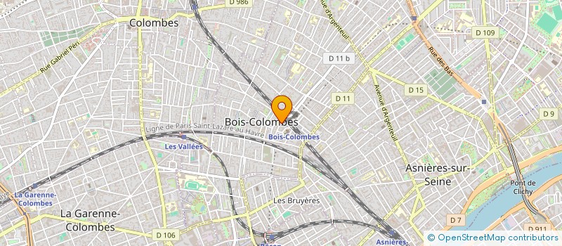localisation de l'entreprise AVANCE AU LARGE à BOIS-COLOMBES