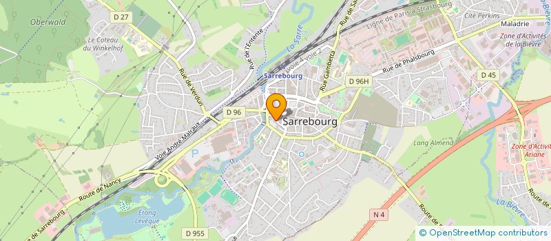 localisation de l'entreprise AVANCE AU LARGE à SARREBOURG