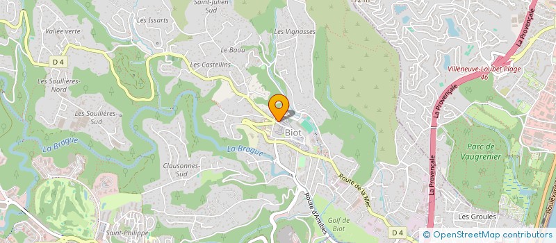 localisation de l'entreprise AVANCE CONCEPTUELLE EURL  BIOT