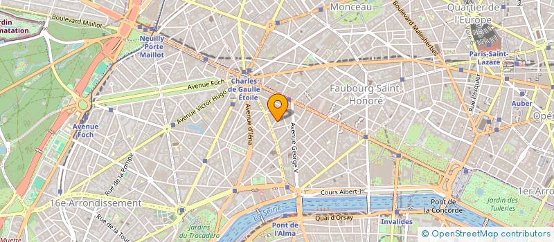 localisation de l'entreprise AVANCE COSMETIQUE FRANCE  PARIS