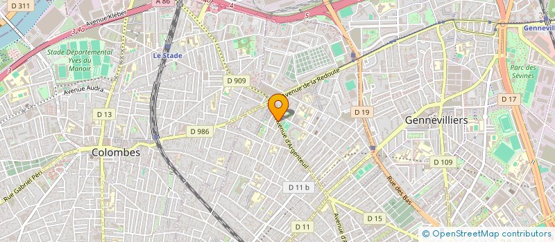 localisation de l'entreprise AVANCED DIRECT MARKETING à BOIS-COLOMBES