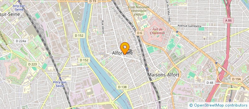 localisation de l'entreprise AVANCEES SOCIALES à ALFORTVILLE