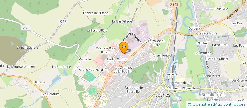 localisation de l'entreprise AVANCER ESSMS  LOCHES