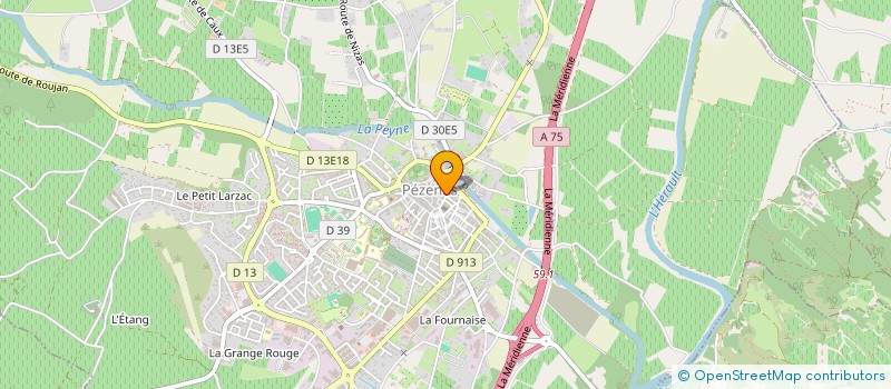 localisation de l'entreprise AVANIE ET FRAMBOISE  PEZENAS