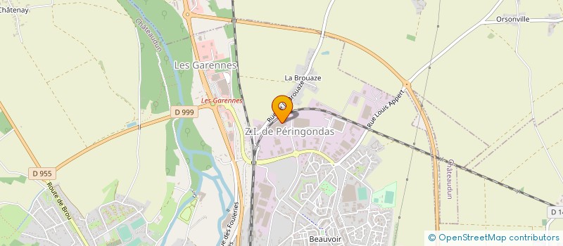 localisation de l'entreprise AVANIS à CHATEAUDUN
