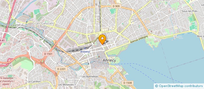 localisation de l'entreprise AVANNE à ANNECY