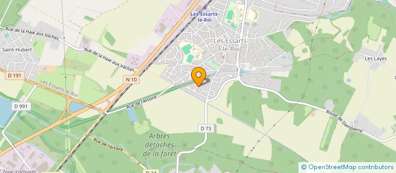 localisation de l'entreprise AVANNIER & MAPS  LES ESSARTS-LE-ROI