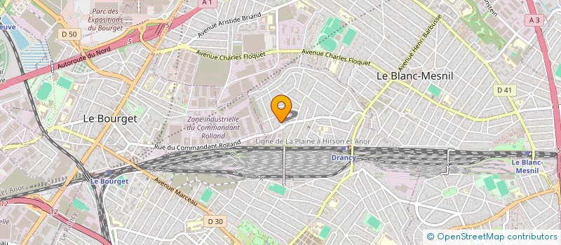 localisation de l'entreprise AVANOS à DRANCY