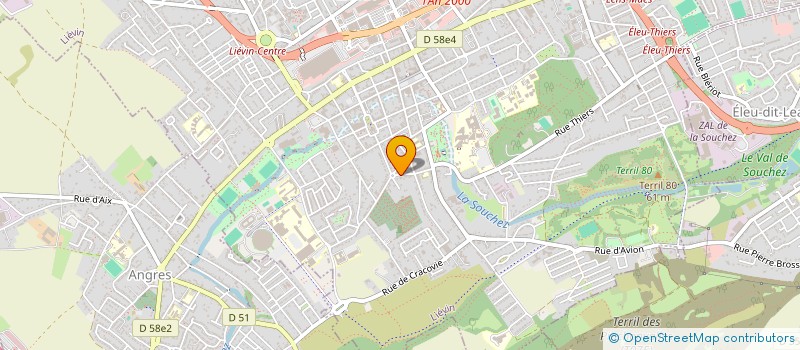 localisation de l'entreprise AVANSIX  LIEVIN