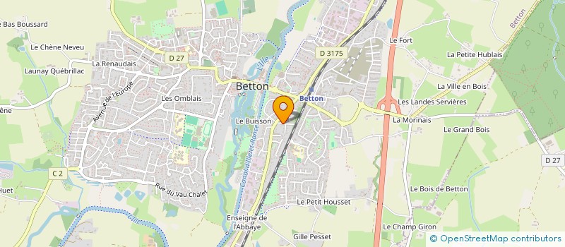 localisation de l'entreprise AVANT GARDE  BETTON