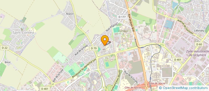 localisation de l'entreprise AVANT GARDE CAENNAISE à CAEN