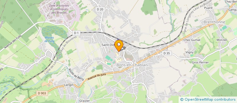 localisation de l'entreprise AVANT GARDE DE BONS -EN -CHABLAIS  BONS-EN-CHABLAIS