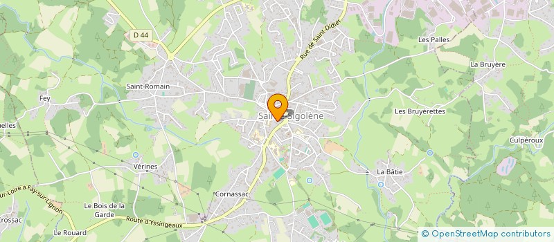 localisation de l'entreprise AVANT GARDE SIGOLENOISE BUVETTE  SAINTE-SIGOLENE