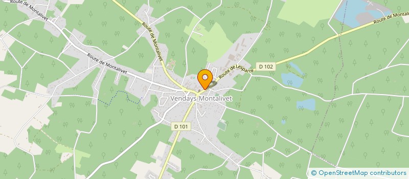 localisation de l'entreprise AVANT GARDE VENDAYS-MONTALIVET  VENDAYS-MONTALIVET