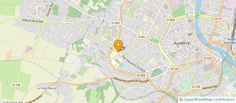 localisation de l'entreprise AVANT LA NUIT  AUXERRE