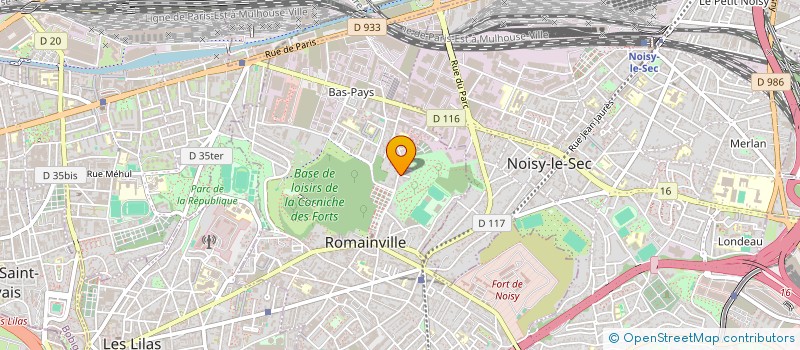 localisation de l'entreprise AVANT MEDIA à ROMAINVILLE