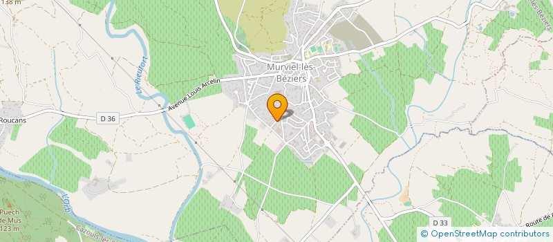 localisation de l'entreprise AVANT MONTS TRI NATURE 34  MURVIEL-LES-BEZIERS