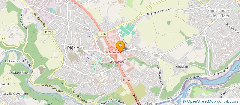localisation de l'entreprise AVANT-PREMIERES à SAINT-BRIEUC