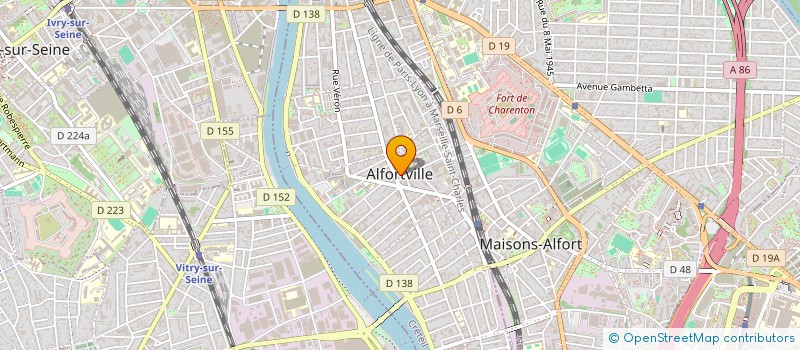 localisation de l'entreprise AVANT-SCENE à ALFORTVILLE