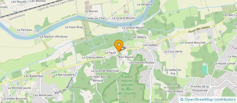 localisation de l'entreprise AVANTAGE 37  BALLAN-MIRE