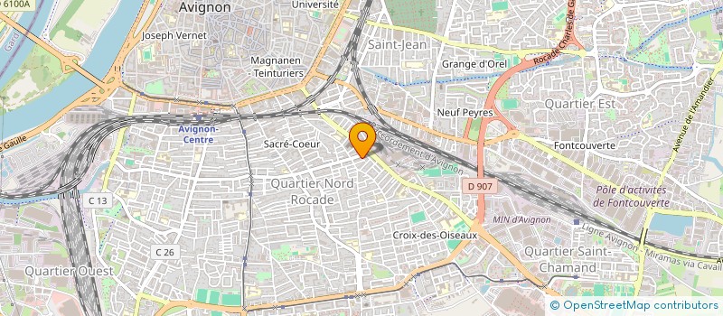 localisation de l'entreprise AVANTAGE AUTO SERVICES SARL à AVIGNON