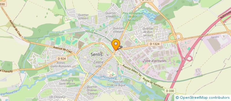 localisation de l'entreprise AVANTAGE-BOUTIQUE.COM  SENLIS