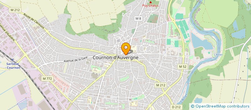 localisation de l'entreprise AVANTAGE CLEM  COURNON-D'AUVERGNE