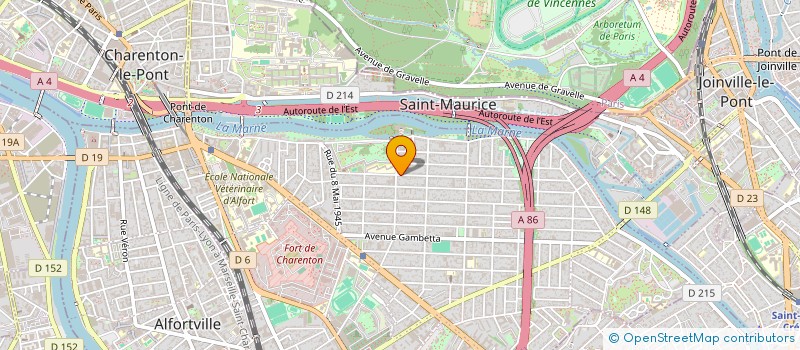 localisation de l'entreprise AVANTAGE COACHING à MAISONS-ALFORT